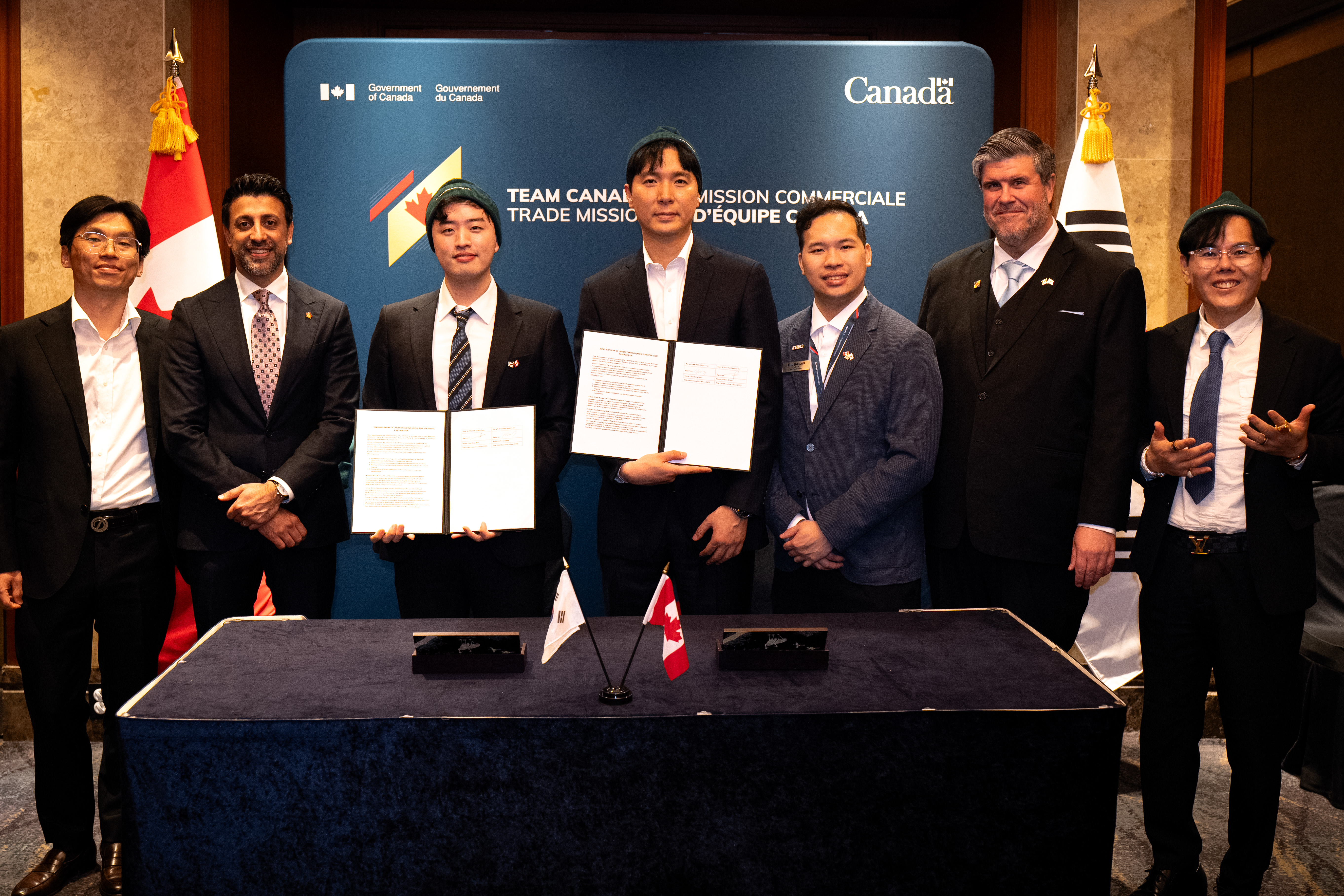 KCBCA MOU signing ceremony — Team Canada Trade Mission, Seoul 2026