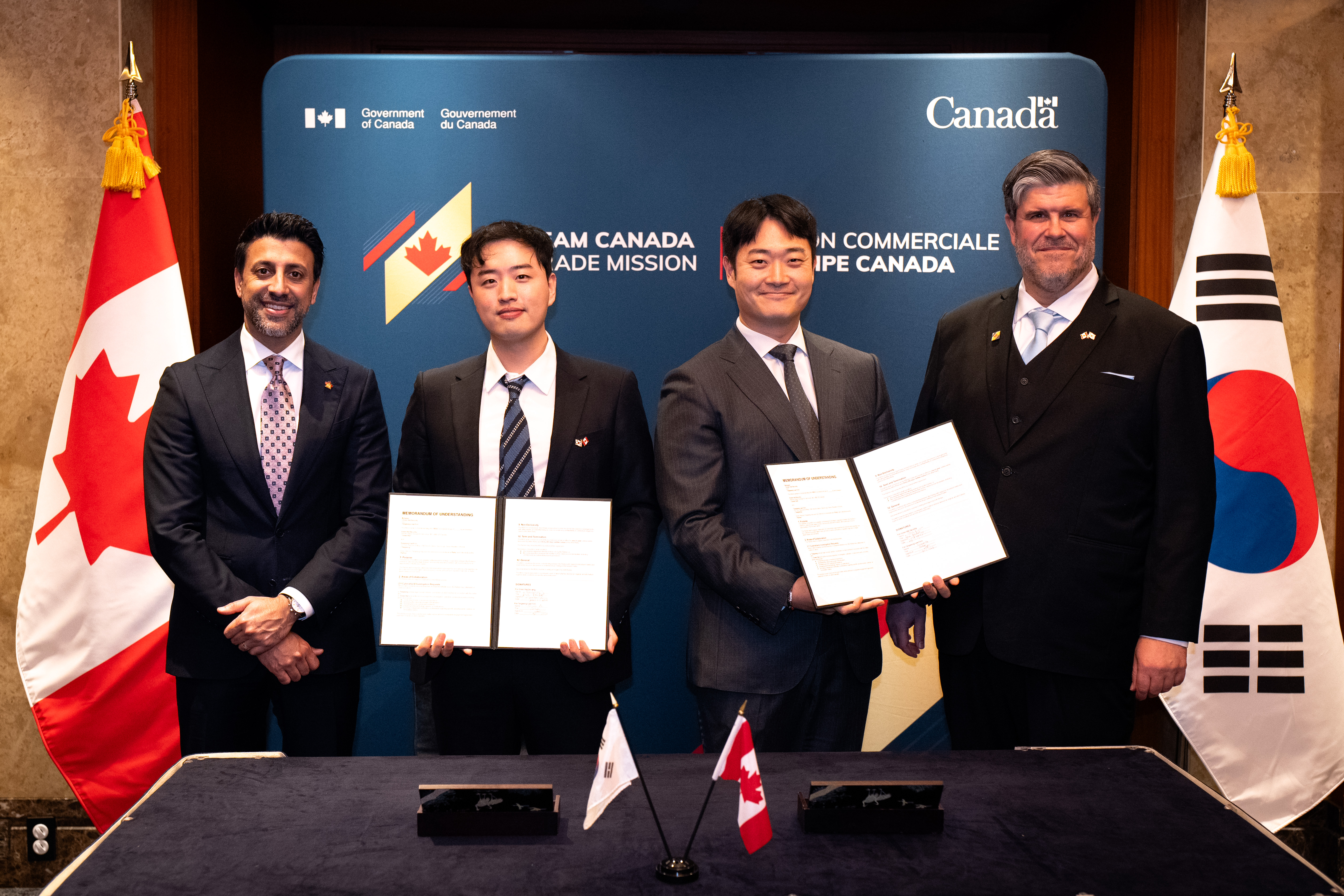 GreenHat Security and TG Law Firm MOU signing — Team Canada Trade Mission, Seoul 2026